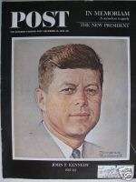 Saturday Evening Post   December 14, 1963   *JFK* ADS  