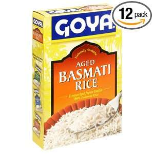 Goya Basmati Rice, 12 Ounce Units (Pack of 12)  Grocery 