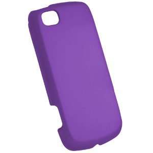  Rubberized Purple Snap on Cover for LG Sentio GS505 Electronics