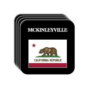 US State Flag   MCKINLEYVILLE, California (CA) Set of 4 Mini Mousepad 