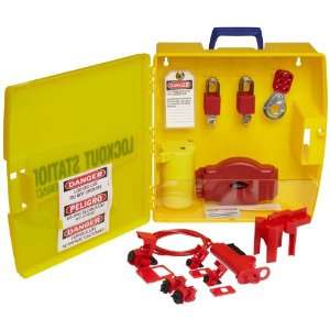 Brady Ready Access Valve And Electrical Lockout Station, Includes 6 