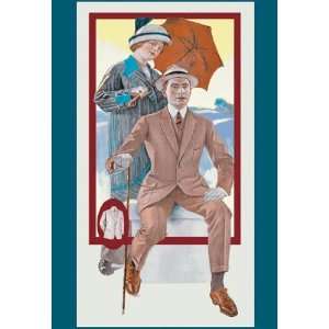   Buyenlarge Well Dressed Couple 28x42 Giclee on Canvas