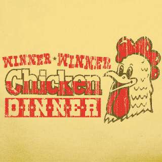 winner winner chicken dinner t shirt this has a vintage distressed 