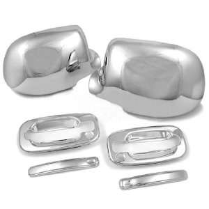 Weatherproof High Quality Chrome Side Mirror Cover Door handle Cover 