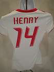   Red Bulls Adidas Home #14 Thierry Henry Jersey $80 MLS Womens S M L XL