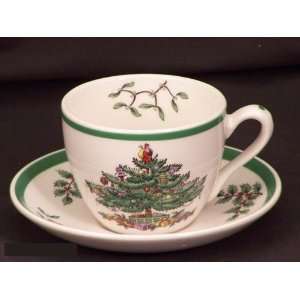 Spode Christmas Tree Cup(s) & Saucer(S) England  Kitchen 