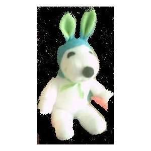   Peanuts Snoopy Doll Toy in Bunny Rabbit Ears and Carrot Toys & Games