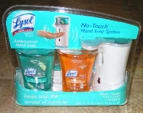 Lysol No Touch Healthy Hands Soap System, Dispenser or Refill Kit 