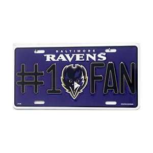  Baltimore Ravens License Plate   #1 Fan
