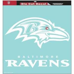 Baltimore Ravens NFL 18 X 18 Die Cut Decal  Sports 