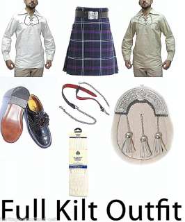 Scottish Kilt Outfit 8 Yard Heritage Scotland Package  
