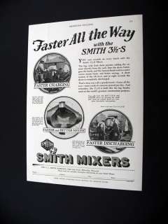 Smith Mixers 3 1/2 S Cement Concrete Mixer print Ad  