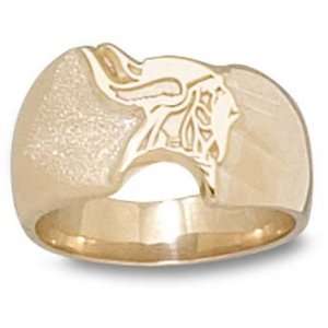 Minnesota Vikings Viking Logo Ladies Ring Size 6 1/2   14KT Gold 