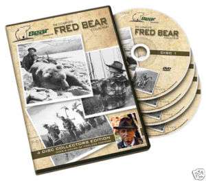 FRED BEAR ARCHERY 4 DVD VIDEO COLLECTION COLLECTOR NEW  