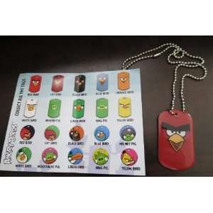  ANGRY BIRDS   FAT BIRD SERIES 1 DOG TAG #17 of 20 Toys 