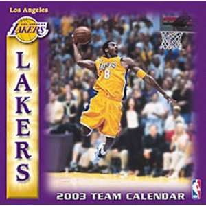 Los Angeles Lakers 2003 Wall Calendar 