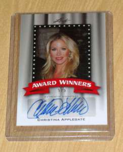 2011 Leaf Pop Century autograph Christina Applegate 5/5  