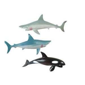 Whale & Shark Assorted Figures 10 inch (1 Dozen)