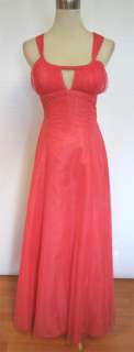 NEW $150 Coral Evening Prom Party Formal Gown 9  