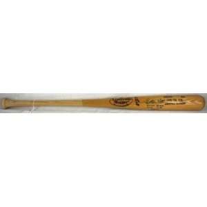     with stat Inscription   Autographed MLB Bats