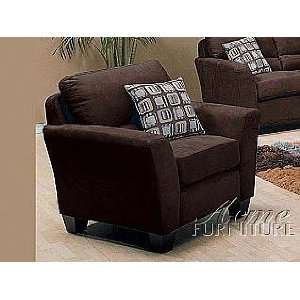  Acme Furniture Chocolate Microfiber Chair 05927