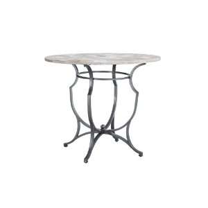  Powell Regal Heights Steel Gathering Table with Aged 