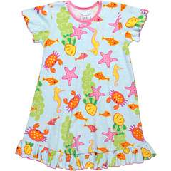 Saras Prints Kids Short Sleeve Nightie (Toddler/Little Kids)    