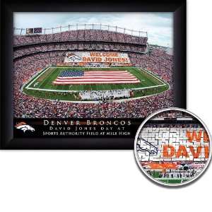  Denver Broncos Personalized Framed Stadium Print Sports 
