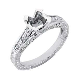  S. Kashi & Sons EN6751WG White Gold Engagement Ring   14KW 