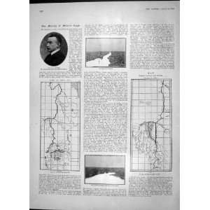  1904 GARSTIN BAHR EL GHAZAL MAP EGYPT TSARITSA OLGA