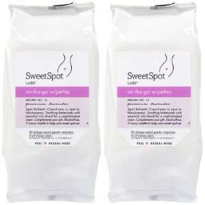 SweetSpot Labs Spot Refresh On The Go Wipettes Geranium Lavender 30 