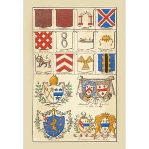  Exclusive By Buyenlarge Heraldic Arms   Tenne, Sanguine 