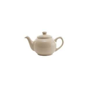  Service Ideas TPCE16CM   16 oz English Style Teapot, Cream 