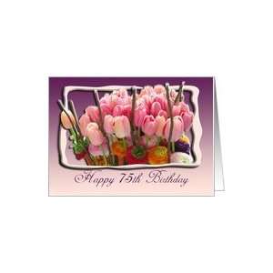  75th Happy Birthday Congratulations Card Card Toys 