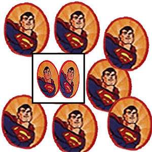 23~SUPERMAN RINGS Birthday Party Favor Cake Topper~1996  