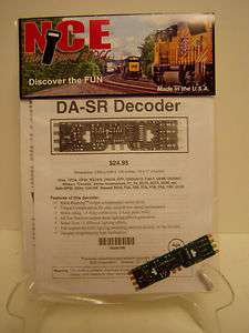 NCE DA SR HO DCC Decoder for Atlas, Athearn Genesis, Kato and other HO 