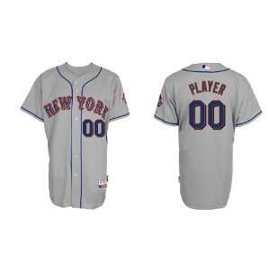 New York Mets Any Name and Number Grey 2011 MLB Authentic Jerseys Cool 