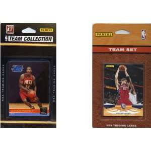  NBA New Jersey Nets 2 Different Licensed Trading Card Team 