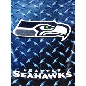  Northwest Seattle Seahawks NFL Royal Plush Raschel Blanket 