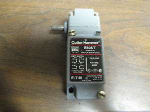 Cutler Hammer Limit Switch E50ST E50RB E50DD1 A2 A600  