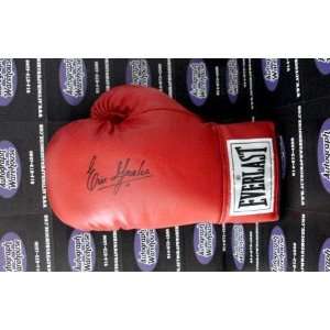  Erik Morales (The Terrible) Autographed Boxing glove 