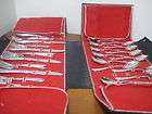 Vintage Oneida Flatware SHASTA Unique Folding Storage 58 Pcs 8 Pl 