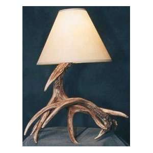  Whitetail Two Antler Table Lamp