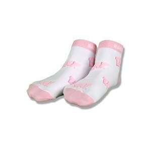   Badgers Womens Footie NFL Socks Pink Medium