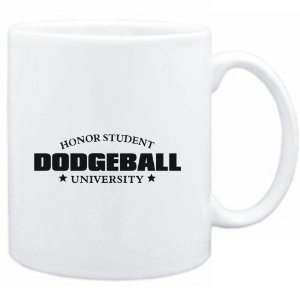  White  Honor Student Dodgeball University  Sports