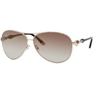 Juicy Couture Beach Bum/S Womens Casual Sunglasses   Shiny Light Gold 