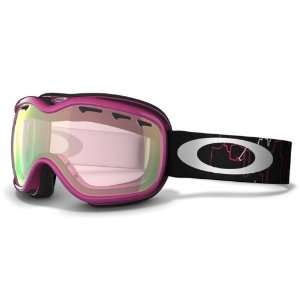 Oakley Womens Stockholm Rectangular Plutonite Snow Goggles (Pink 