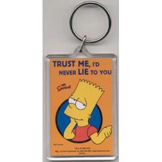   Simpson Trust Me Id Never Lie To You   Acrylic Keychain Automotive