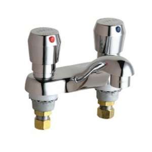 Chicago Faucets 802 V665CP 802 Metering Bathroom Faucet with Vandal 