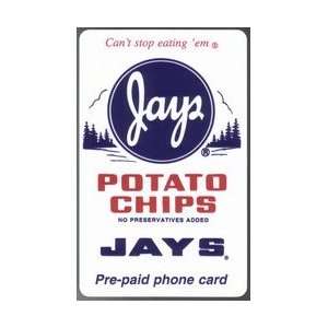   Card Jays Potato Chips Cant stop eating em Pre paid Phone Card